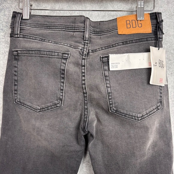 BDG Urban Outfitters Black Skinny Stretch Jeans Size 29/30 NWT - Picture 5 of 9